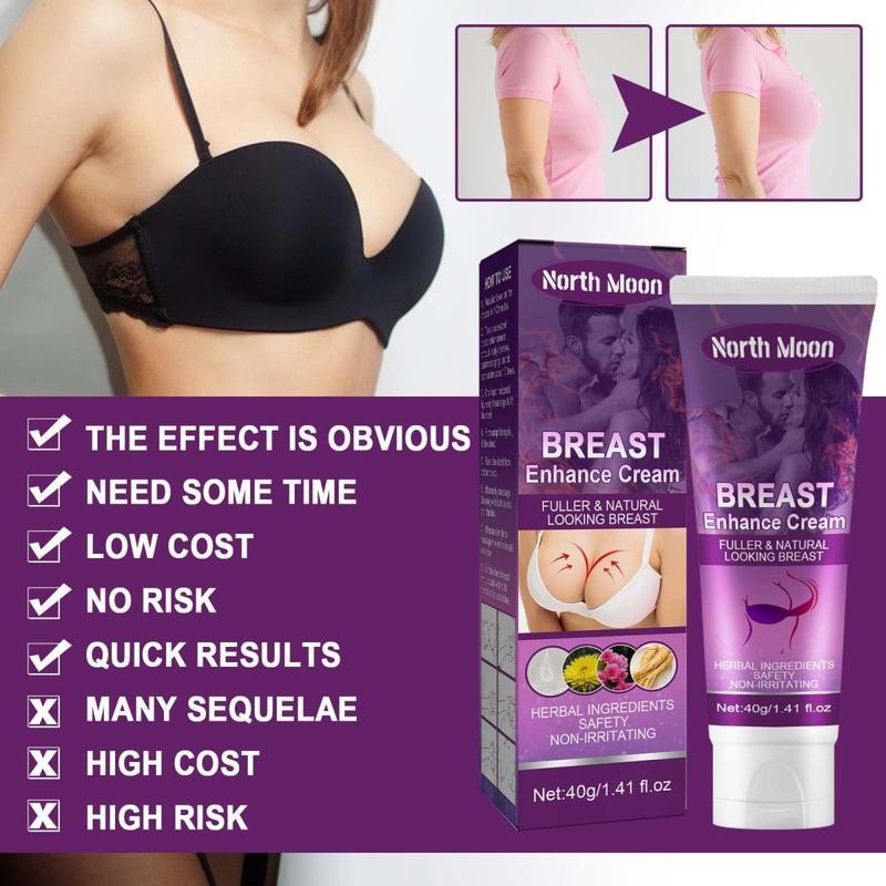 Product Introduction of Tiktok Same North Moon Breast Cream Breast Firming Straight Moisturizing Charm Beautiful Breast Chest Care Firming 12