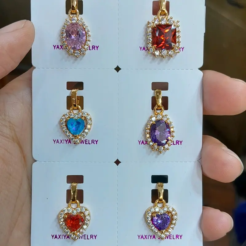 Liontin Permata Zircon Perhiasan Wanita 0