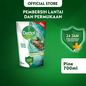 Dettol Pembersih Lantai Pine Anti Bakteri Refill 700ml - Anti Bakteri