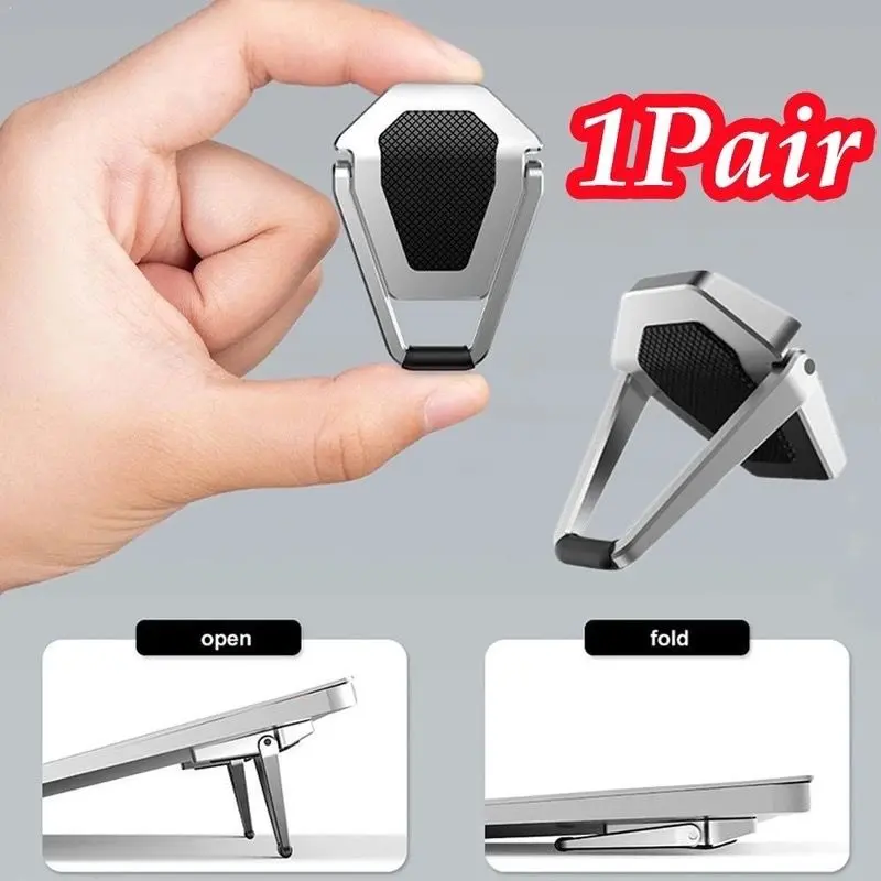 ￼Roket Stand Holder Laptop Macbook Notebook iPad Lipat Foldable Portable Ringan Anti Slip Ringan / Holder laptop H5