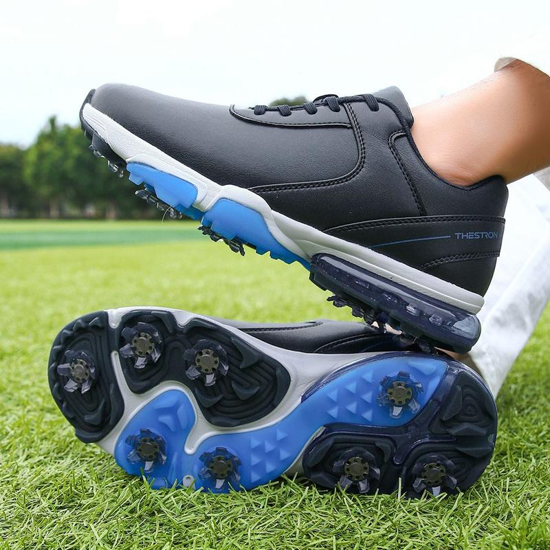 Product Introduction of New Breathable Men's Golf Shoes Professional 8 Studs Large Size Waterproof Non-slip Lightweight Casual Sports Shoes XZ25044 24