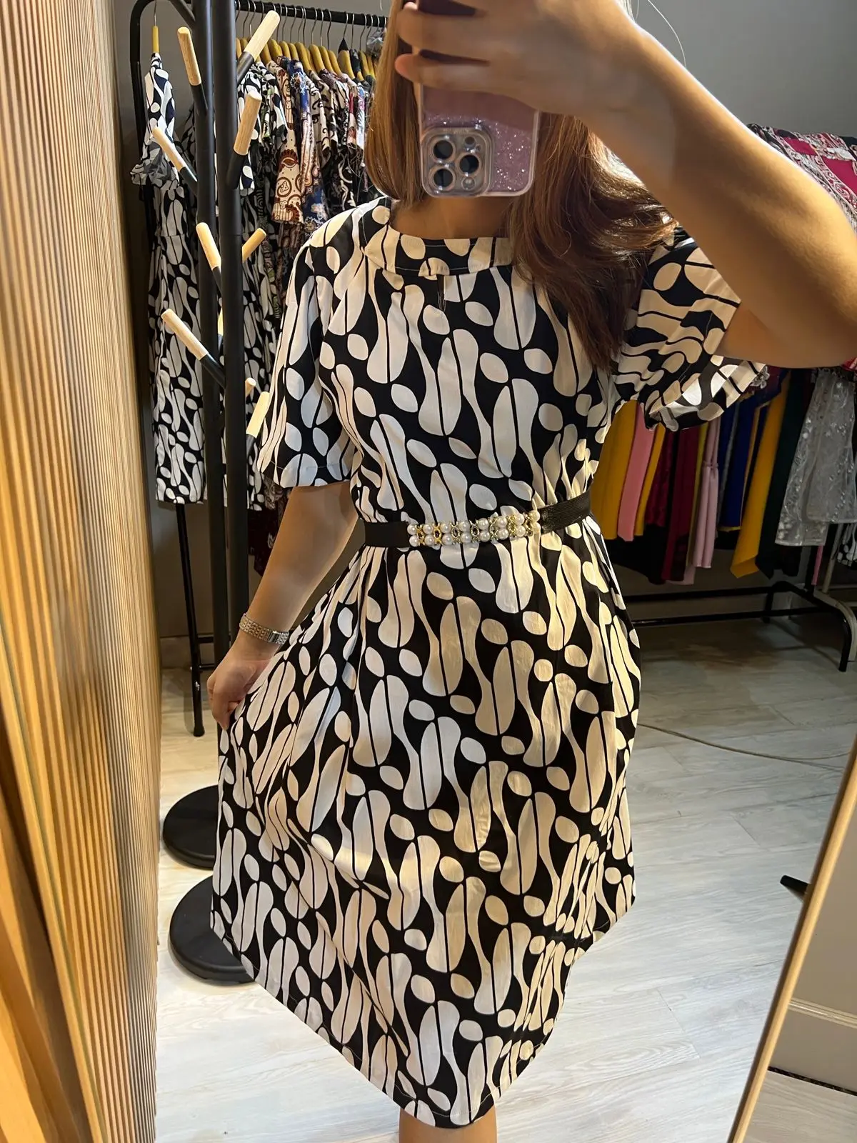 ALTHREE Clothing - JELITA DRESS Batik Katun Stretch Premium Casual Wanita