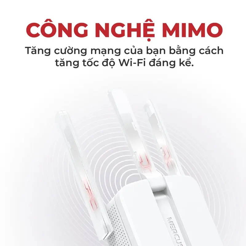 Bộ Mở Rộng Sóng Wifi Mercusys MW300RE / ME10 Chuẩn N Tốc Độ Truyền Tải 300Mbps 6