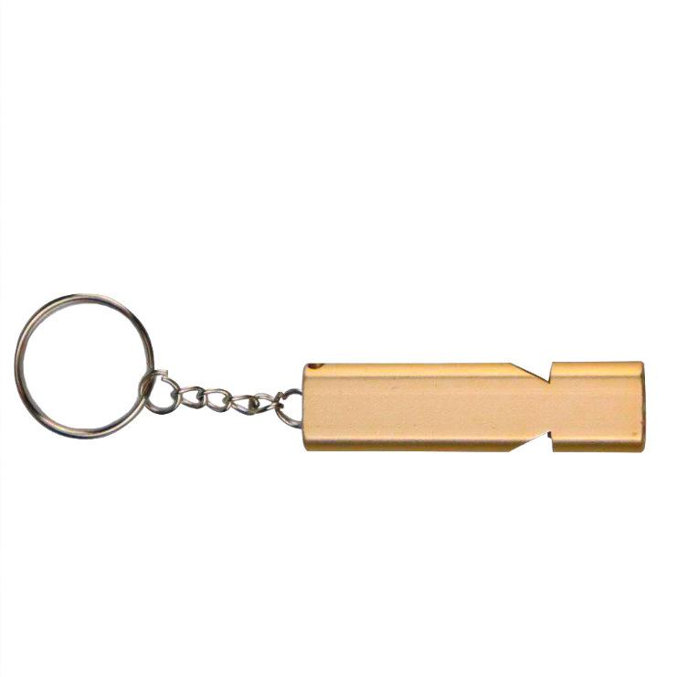 Product Introduction of Amazon Hot-Selling Flat Metal Dual-Frequency Survival Whistle Dual-Tube High-Frequency Metal Outdoor Survival Whistle 9
