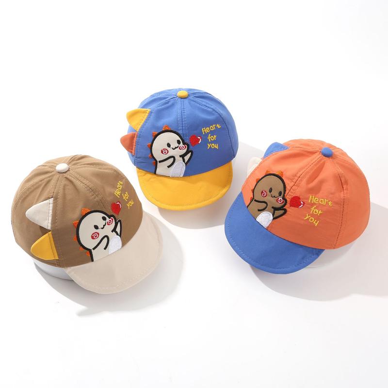 TOPI ANAK KIDS HAT BASEBALL KARAKTER MOTIF BORDIR HEART FOR YOU COTTON 2