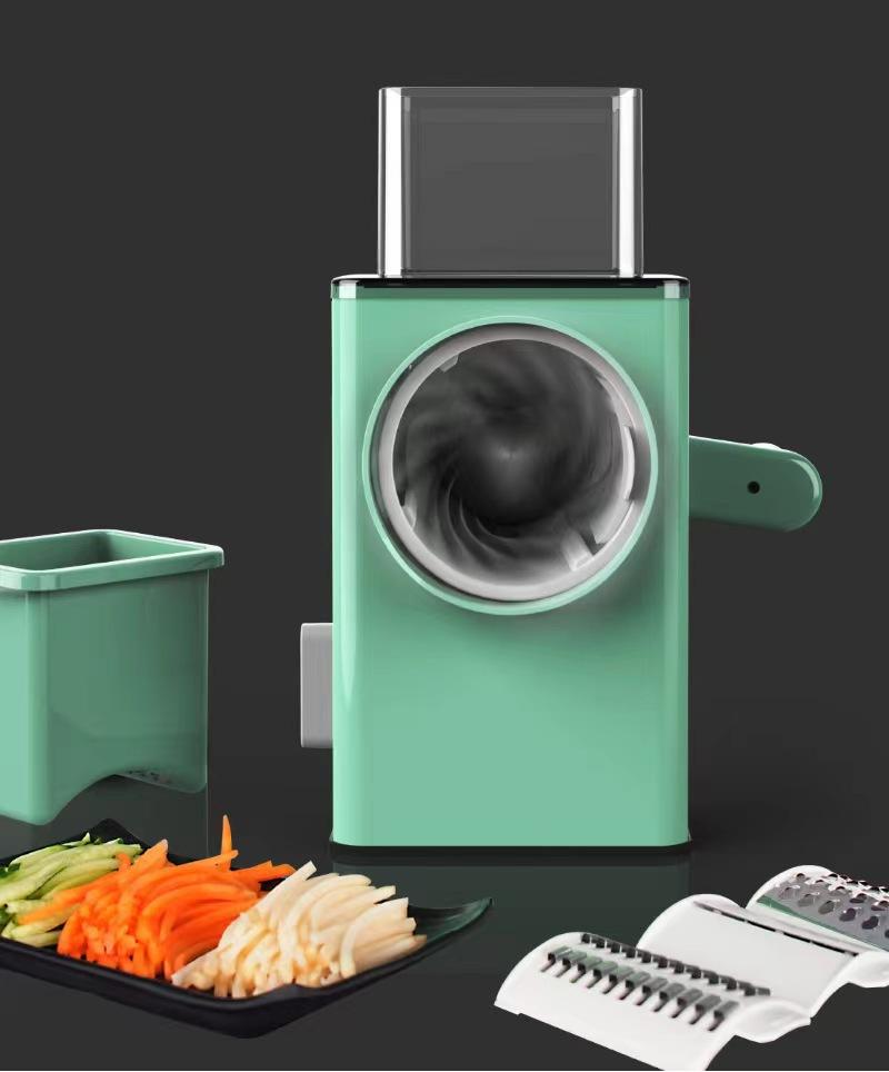 Product Introduction of Swirl Vegetable Cutter, Manual Food Chopper, Multi-functional Vegetable Slicer, Shredder & Grinder, Food-grade Material, Sturdy & Safe, Kitchenware for Home Use Utensils 1