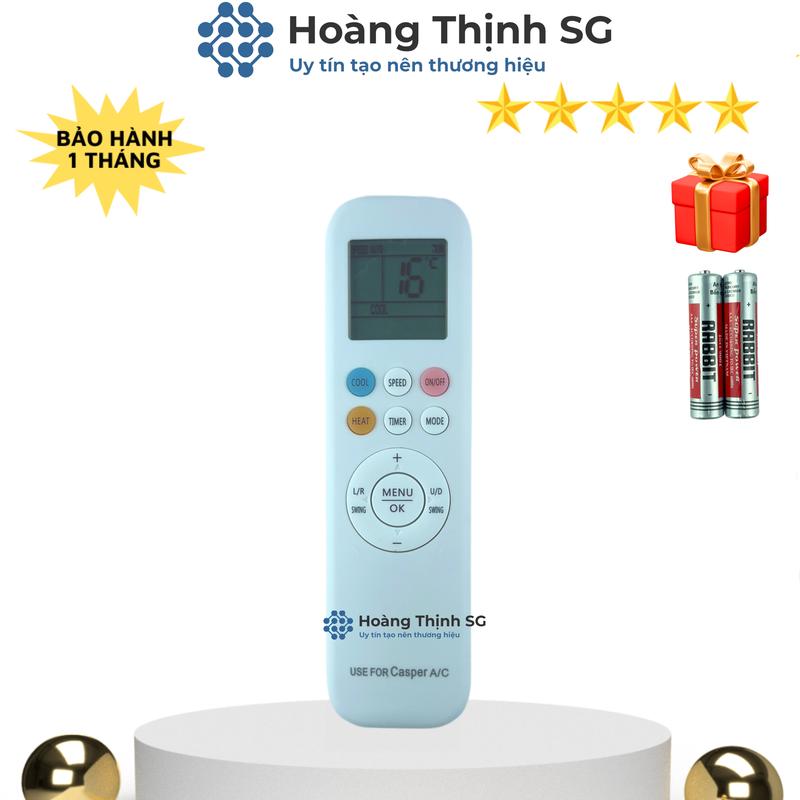 Điều khiển điều hòa CASPER mã 03, remote máy lạnh CASPER - Tặng kèm pin infrared controller 1