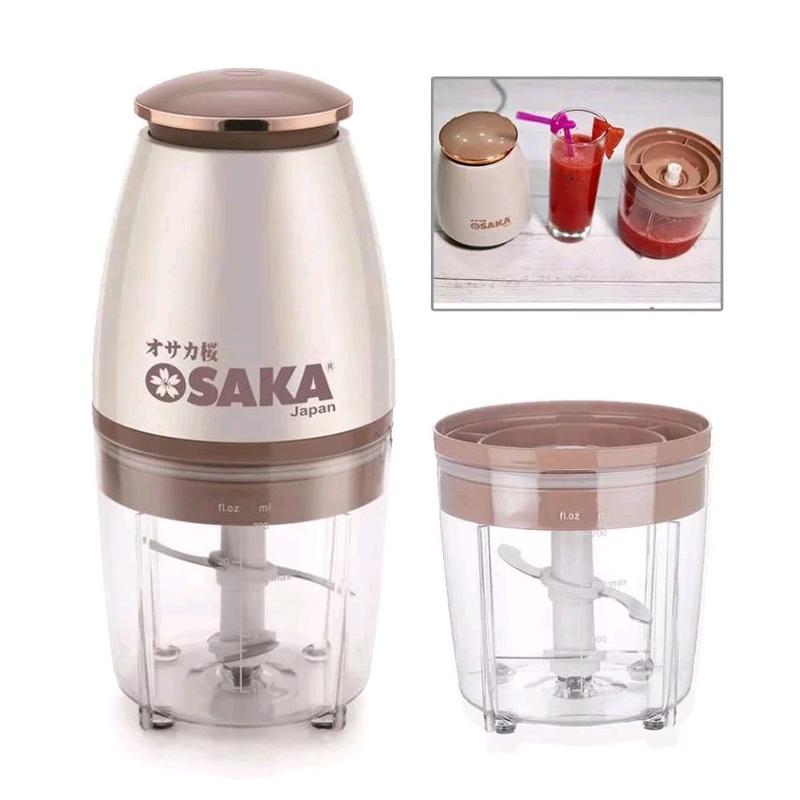 Máy Xay Đa Năng Osaka Japan - Máy Xay Sinh Tố Thịt Cao Cấp - Lưỡi Dao Lớn Thép Không Gỉ suah mayxay bot kho andam toiot má y cối bì làm nước mắm tỏi cám bear