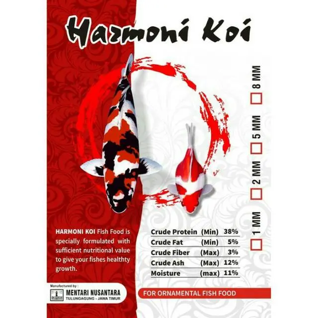 (1KG) HARMONI KOI REPACKING GROWTH & RED MAX 3