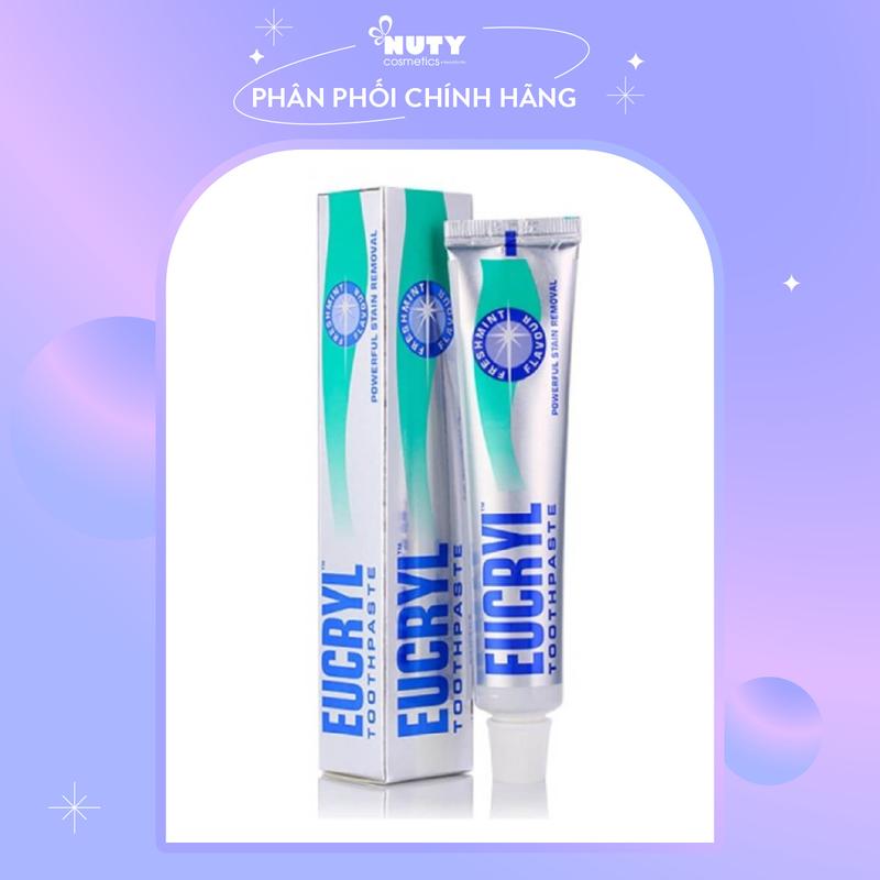  Kem Đánh Trắng Răng Eucryl Toothpaste  62g  
