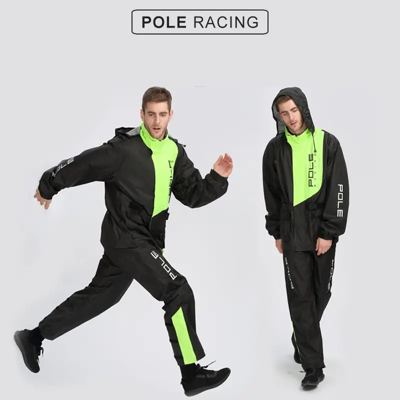 Áo mưa Pole Racing chính hãng nam nữ chống chịu mưa to