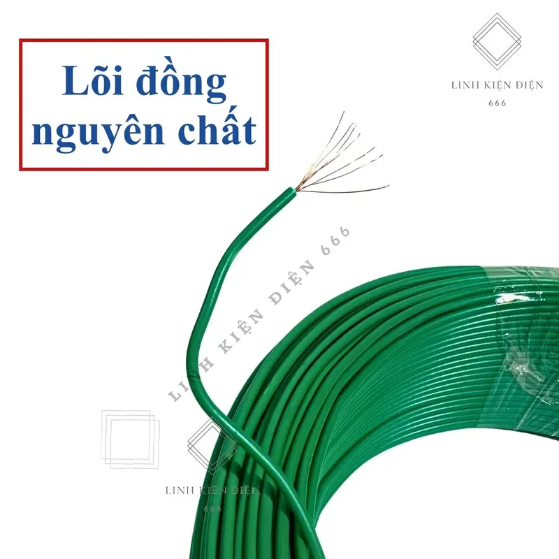Dây điện nhỏ nối dài 1 mét dây điện nhỏ nhiều sợi lõi đồng 0.30mm 5 màu sắc DD1M030 2