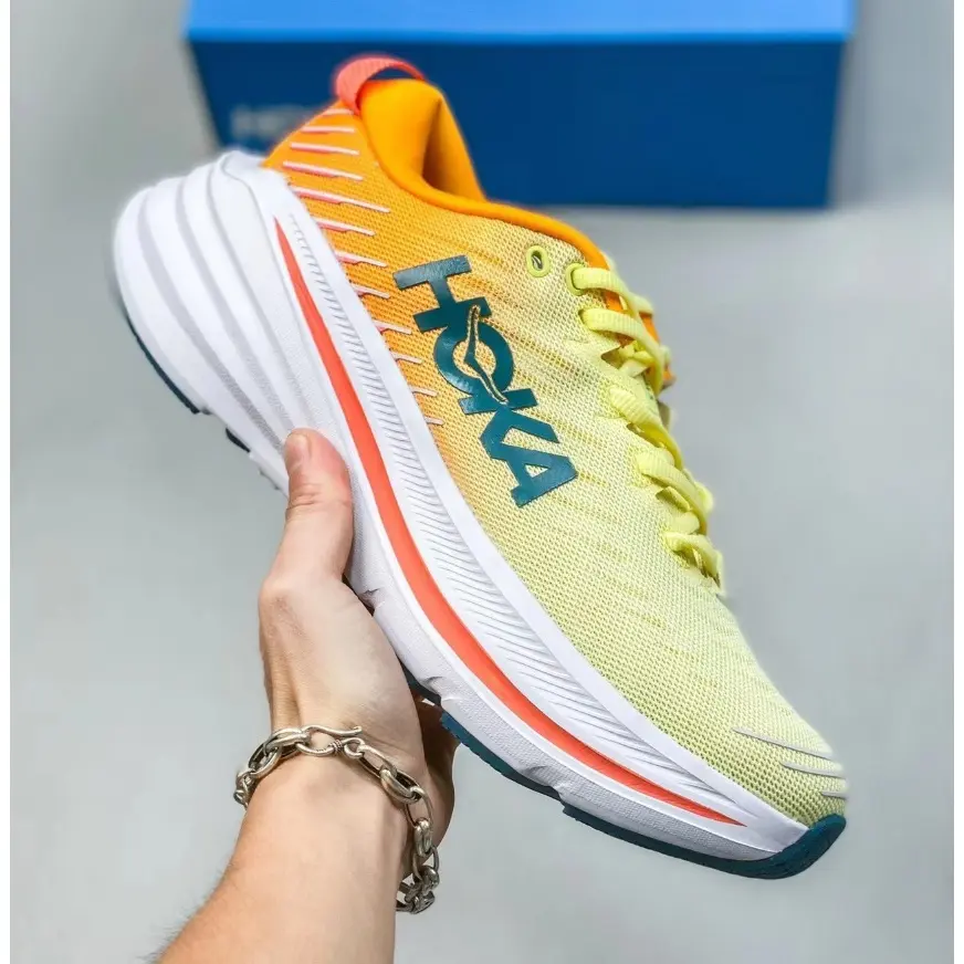 Hoka One One Bondi X outdoor sports running shoes, ultra-light cushioning sneakers for men and women, size 36-45