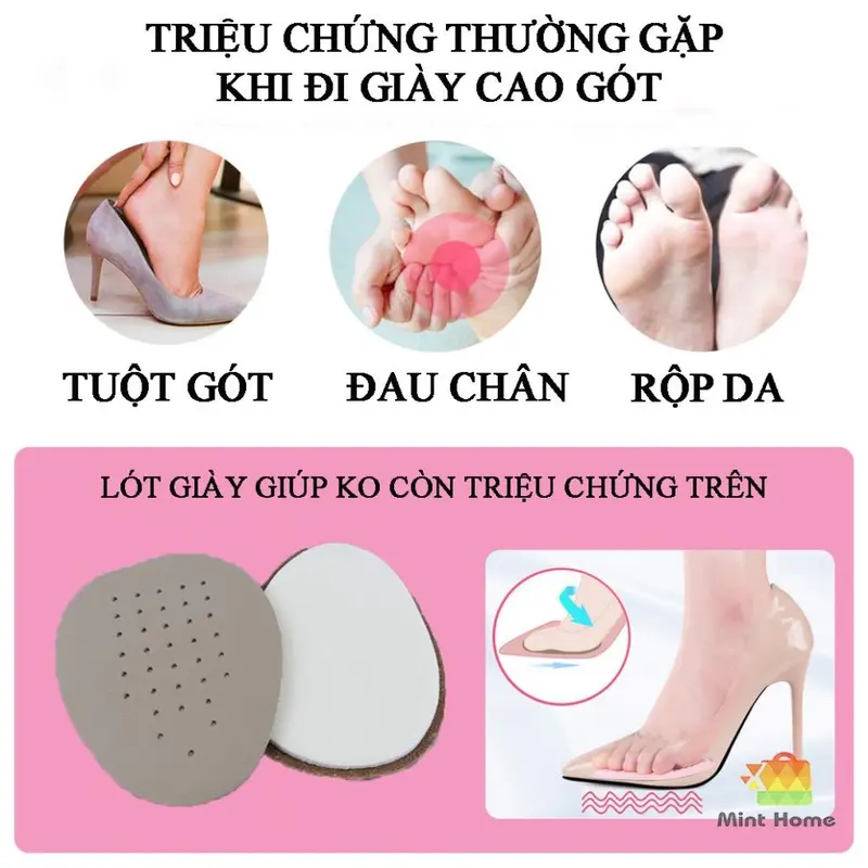 KAYFIA 2 Miếng lót mũi giày 4D, chống rộng, thốn, đau chân, trầy chân, bảo vệ ngón chân 4