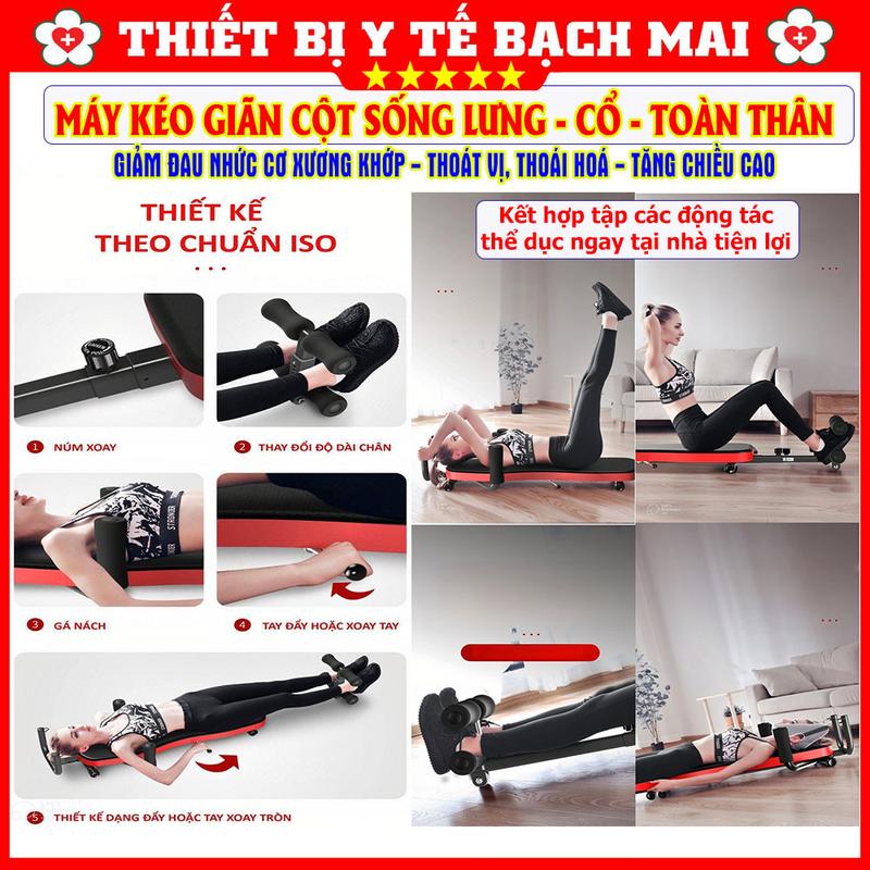 Product Introduction of [MÁY TAY GẠT+ĐAI LƯNG] Giường Kéo Giãn Cột Sống Toàn Thân FREESK - Hỗ Trợ Kéo Dãn Cơ Thể Cải Thiện Cột Sống 53