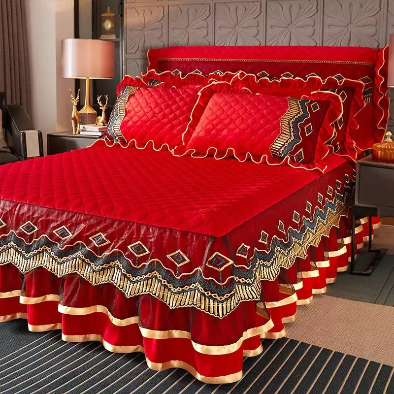 Set ga gối 3 món nỉ nhung tuyết bèo phủ nhập khẩu cao cấp