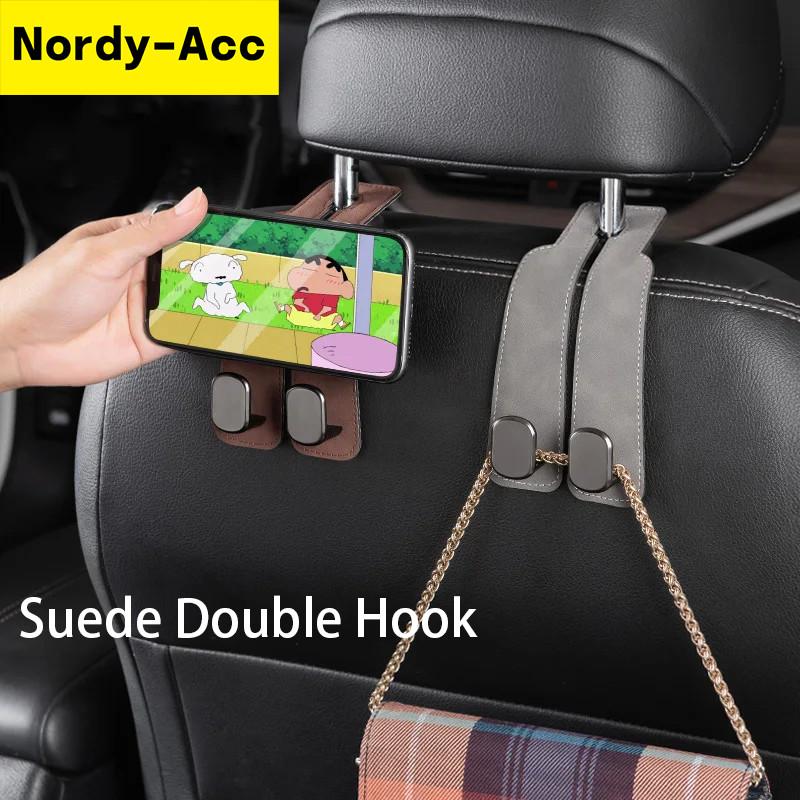 Product Introduction of Móc Sau Ghế Ô Tô, Chất Liệu Da Lộn, Móc Đôi, Đựng Đồ Phía Sau, Móc Nhỏ Đồ Dùng Đồ Trang Trí Nội Thất Ô Tô 20