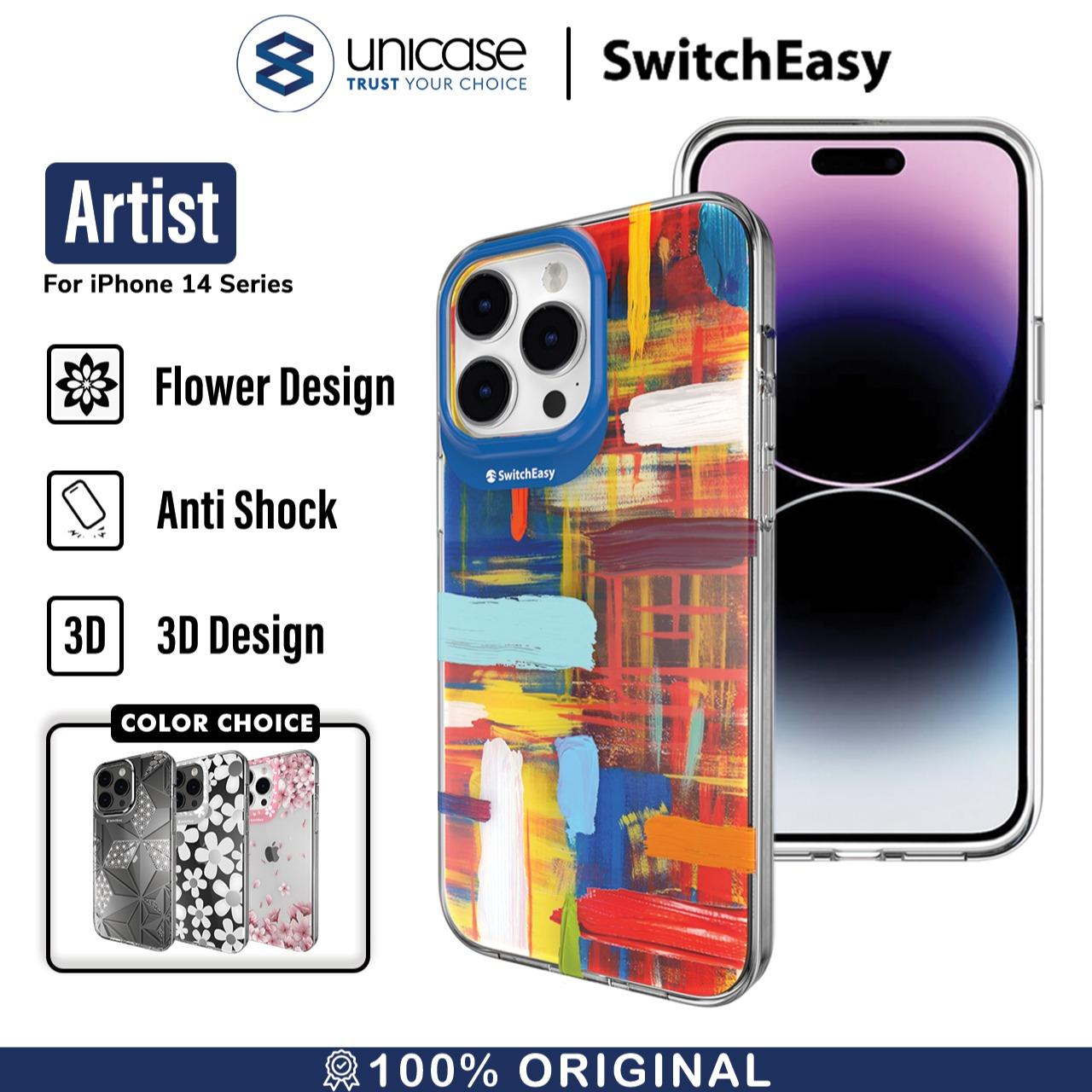 Case iPhone 14 Pro Max Plus SwitchEasy Artist 3D Inmold Motif Casing