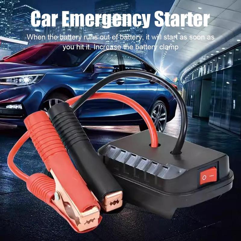 Bộ Chuyển Đổi Khởi Động Khẩn Cấp Ô Tô, 12V, Cho Dụng Cụ Điện Makita, Không Bao Gồm Pin, Bộ Chuyển Đổi Nguồn Khởi Động Ô Tô Đa Chức Năng, Thích Hợp Cho Makita 4