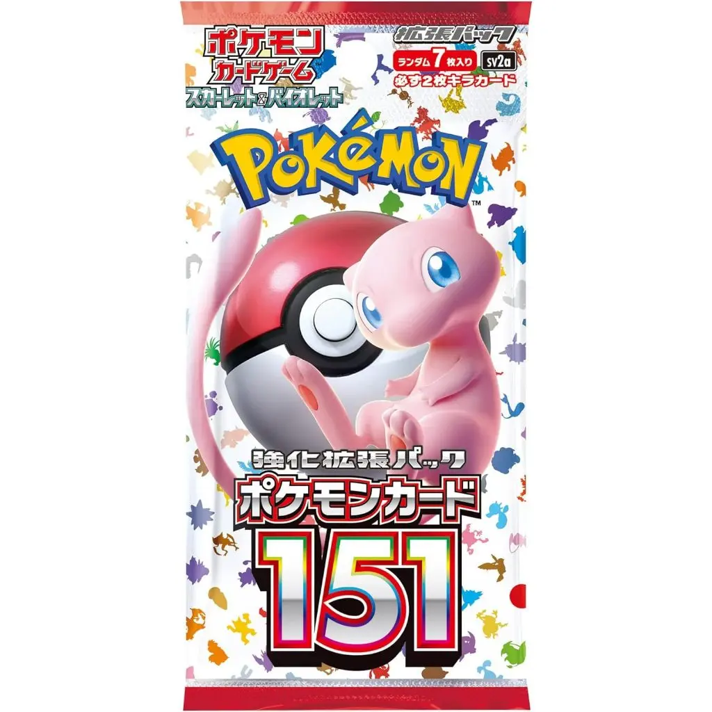 Pokémon TCG: Gói thẻ bài Pokemon Card Game Japanese 151 SV2a Booster Pack