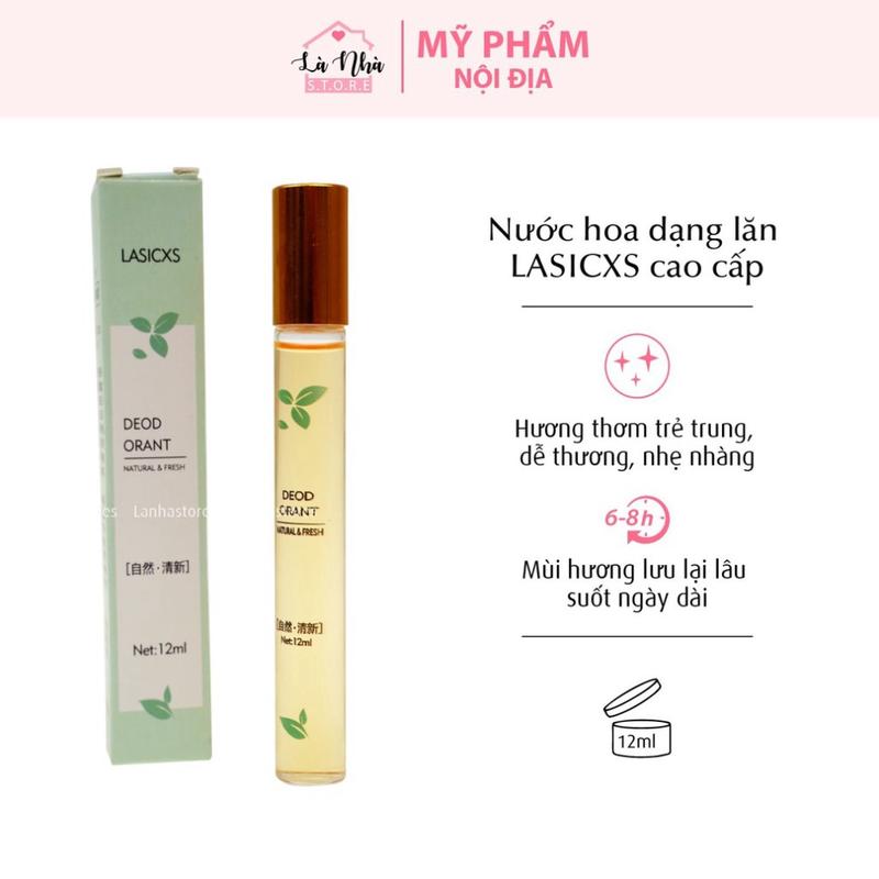 Nước hoa dạng lăn LASICXS 12ml cao cấp, nước hoa toàn thân body mist ! Cosmetic Perfume 6