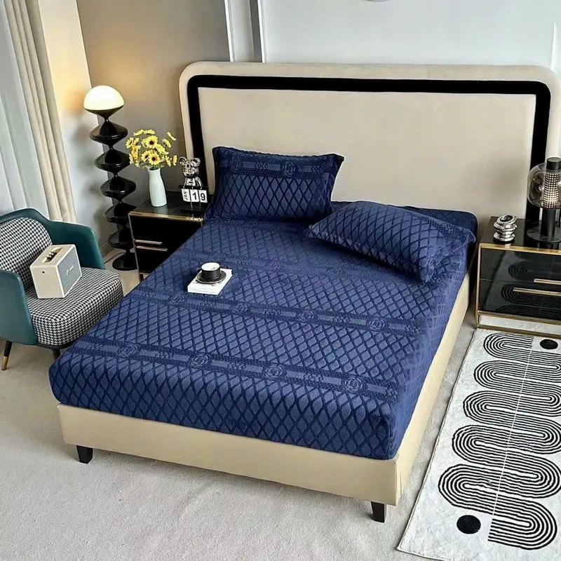 [TẶNG KÈM 2 VỎ GỐI NẰM] Ga Gối COCO Nỉ Nhung Mềm Mịn, Ấm Áp 4