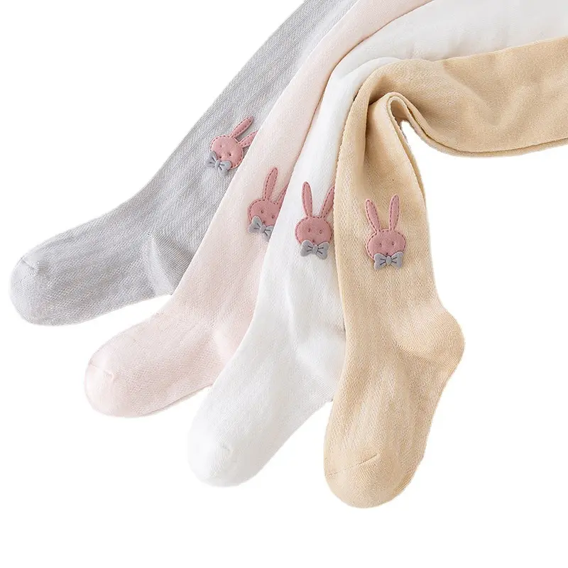 ByKiddos - Legging Stocking Anak Perempuan Import Bahan Katun Motif Pita & Rabbit Fashion 1