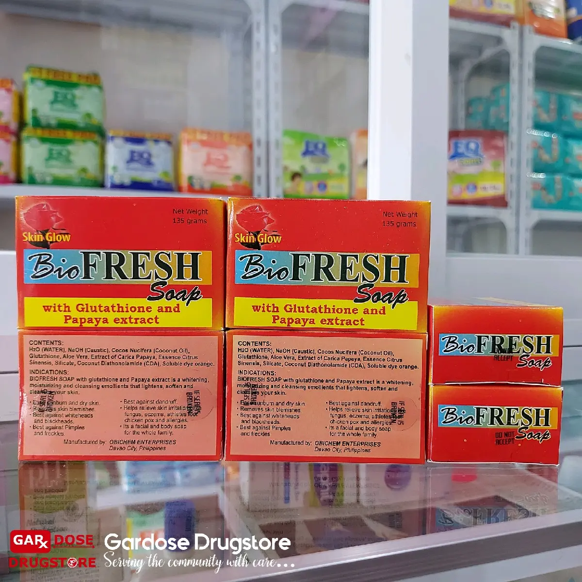 Biofresh Soap With Glutathione & Papaya Extract 135g