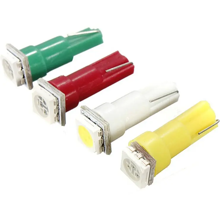 Lampu T5 LED Spedometer Motor Dan Mobil / LED T5 COB Panel Dashboard Super Bright Car Kendaraan 4