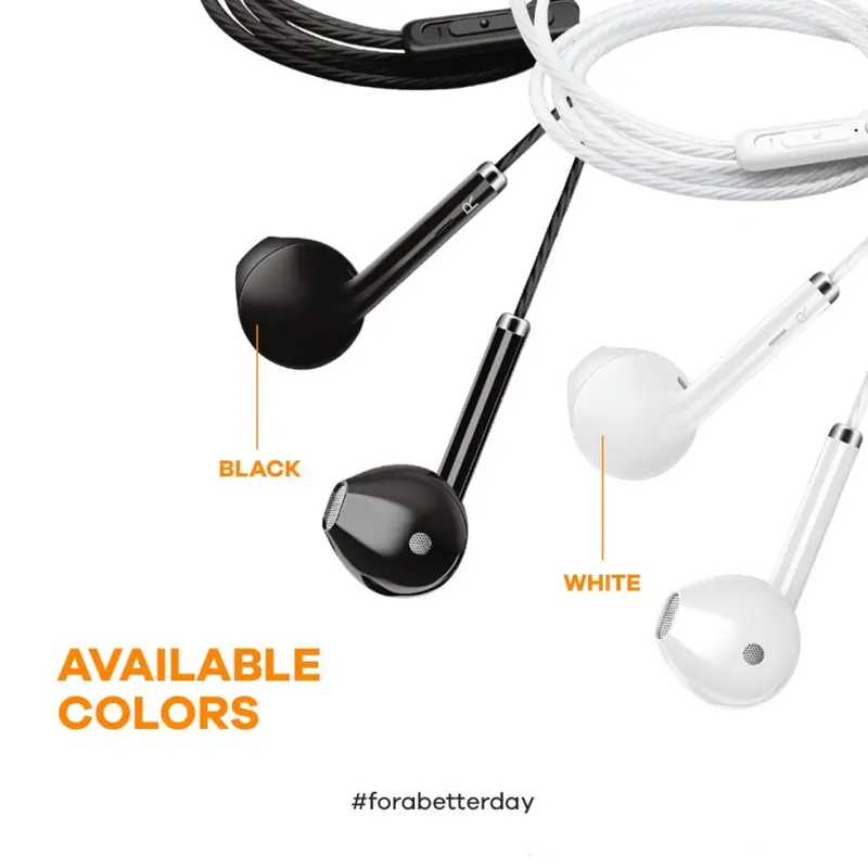 Headset Kabel Murah Extra Bass  Putih Earphone Type C JETE Classic 2 - Garansi 2 Tahun Silver Headphones 5