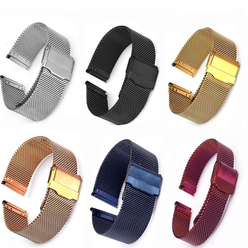 DÂY ĐÔNG HỒ THÉP LƯỚI KHÔNG GỈ CAO CẤP + TẶNG CHỐT