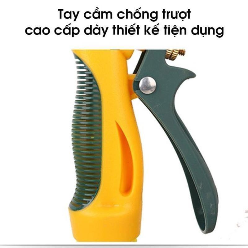 Vòi xịt tăng áp rửa xe tưới cây, rửa sân áp lực cao mẫu mới 2025 có thể điều chỉnh áp lực nước cao thấp tùẏ ý tiện lợi 7