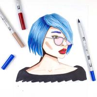 Gambar Tombow ABT Pro FASHION Palette Art Markers Set 12 Dual Tip Brush Pen dari CENTRO TRADING Kota Bandung 3 Tokopedia