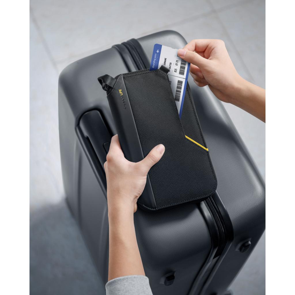 Spigen Passport Holder Passport Pouch Klasden KD500 - Black AFA07574