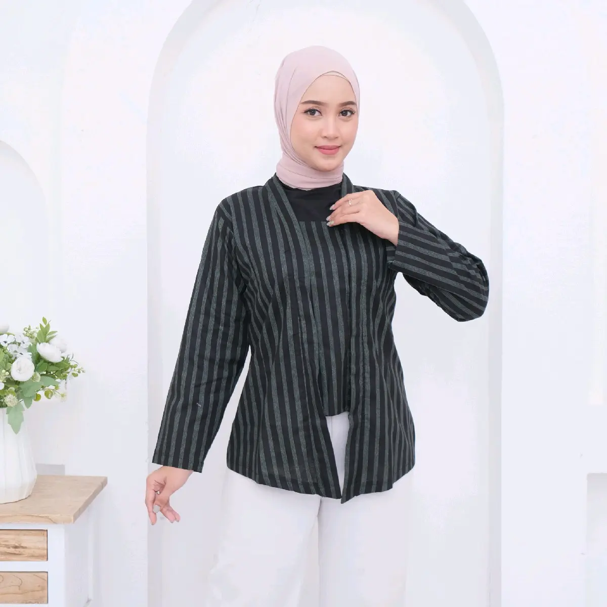 kebaya kutu baru lurik katun anak dewasa premium