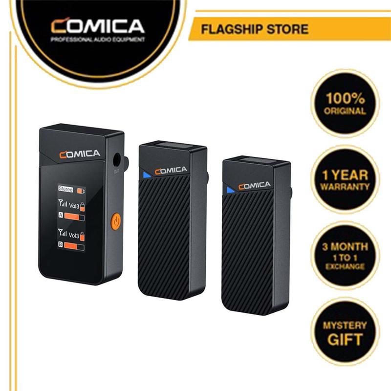 COMICA VIMO C | 2.4G Dual Channel Mini Wireless Microphone For Camera / DSLR / Phone / Laptop