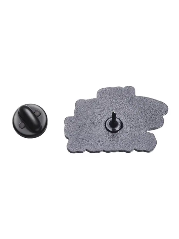 Cute Letter Pattern Brooch, Fashion Brooch for Women & Men, Enamel Pin Suitable for Backpacks, Jeans, Scarves, Hats Decoration 1