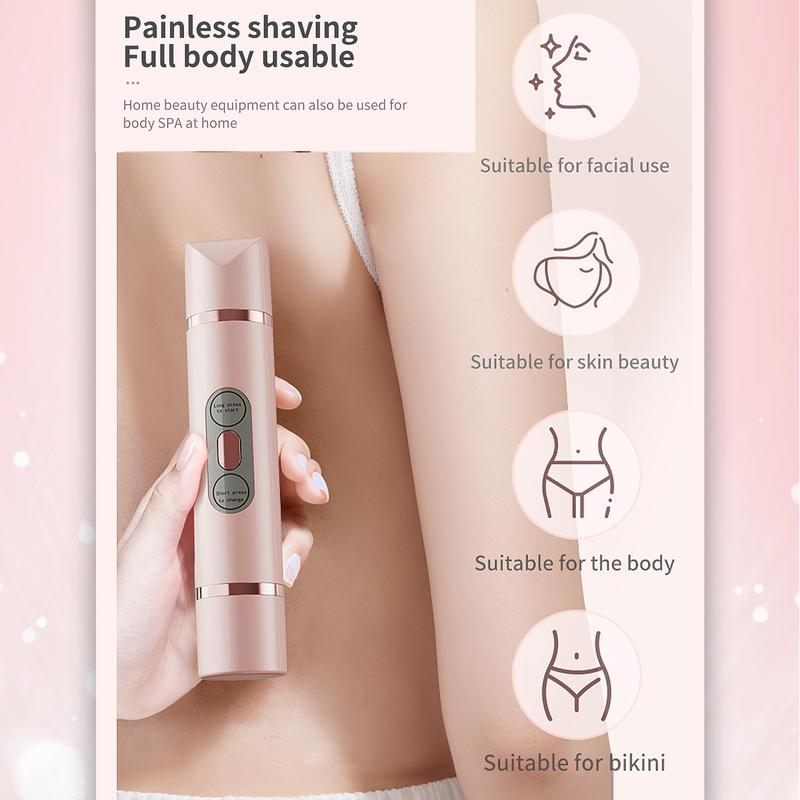 Women Shaver Efficient Hair Removal Tool Rechargeable Hair Trimmer Plastic Texture for Face Lip Chin Wet and Dry Use 2