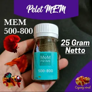 Pelet MEM 500-800 Kemasan 25 Gram