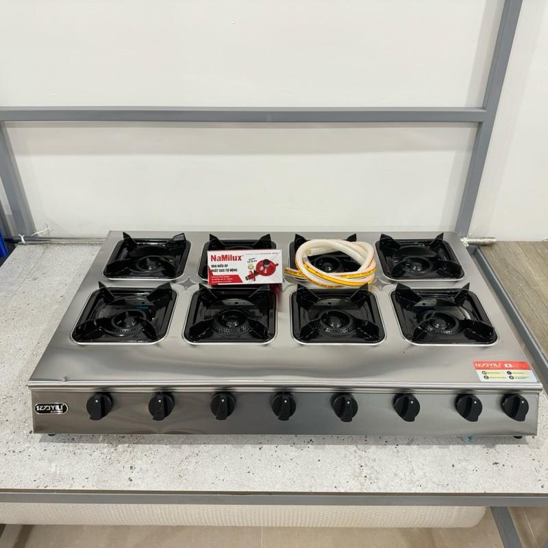 Bếp gas 8 lò YIli 3080 ( chuyên nấu mỳ cay cánh xèo ) 7