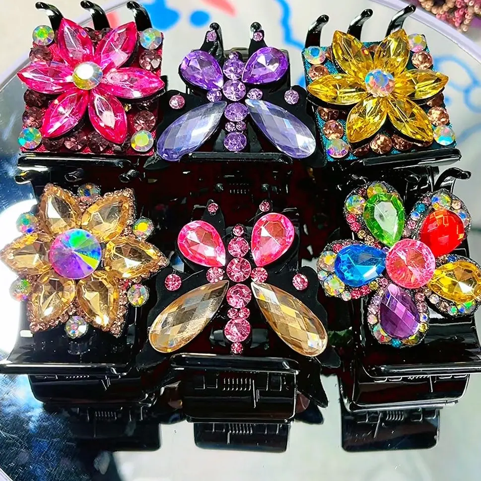 Combo 3 Cây Gấp Tóc Ngẫu nhiên Xoàn Da - Bền màu hàng loại một Women Cài Tóc