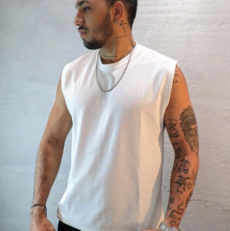 Áo thun tank top nam chất liệu cotton mịn thấm hút mồ hôi, tập gym, thể thao Sport aotank