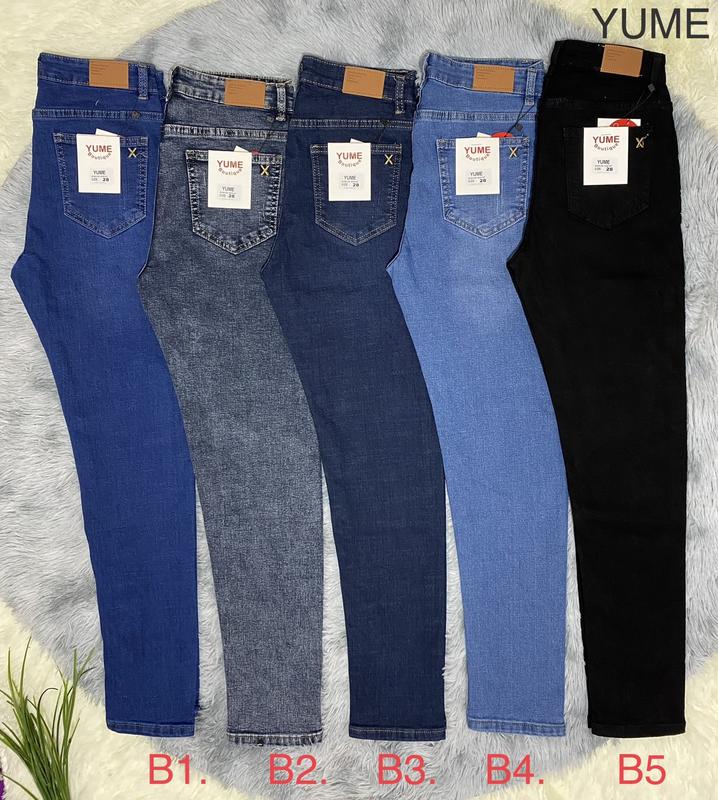 Quần Jean dài lưng cao  YUME JEAN BIGSIZE  Có size từ 26-46 cho người 120kg trở lại [FREESHIP Khi Mua Hàng] Vải dày và co giãn