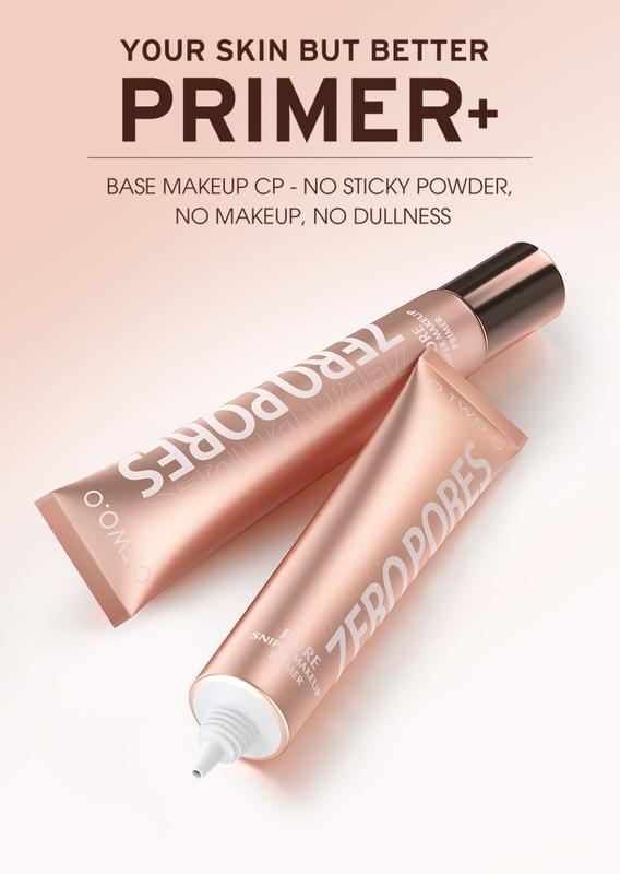 Product Introduction of O.TWO.O Full Coverage Foundation+Poreless Primer Face Makeup Set Base Face Cosmetics 2PCS/SET 17