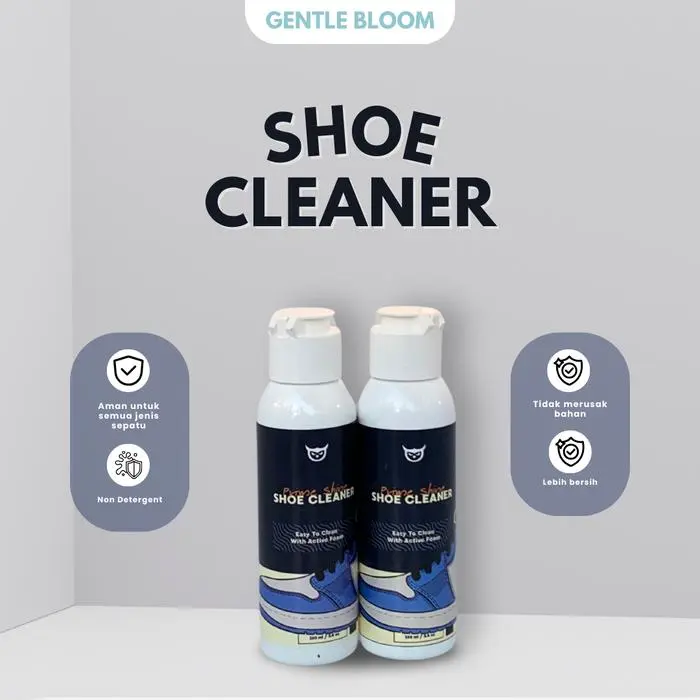 Shoe Pembersih Sepatu isi 100ml + busa aplikator