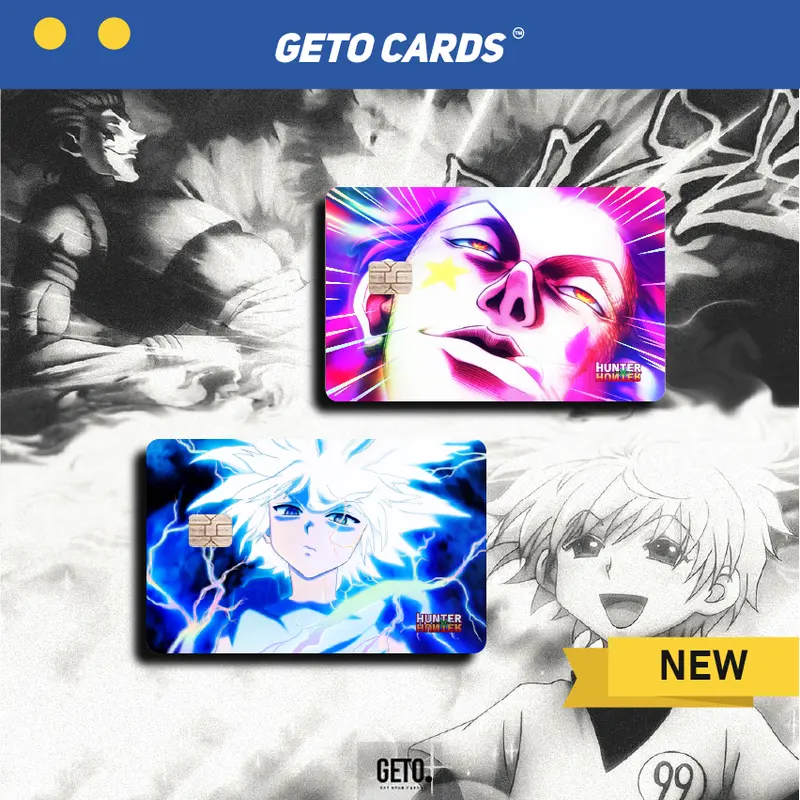 Stiker Sticker Skin Kartu Atm Anime Hunter X Hunter Series | GETOCARD GETO CARDS 1