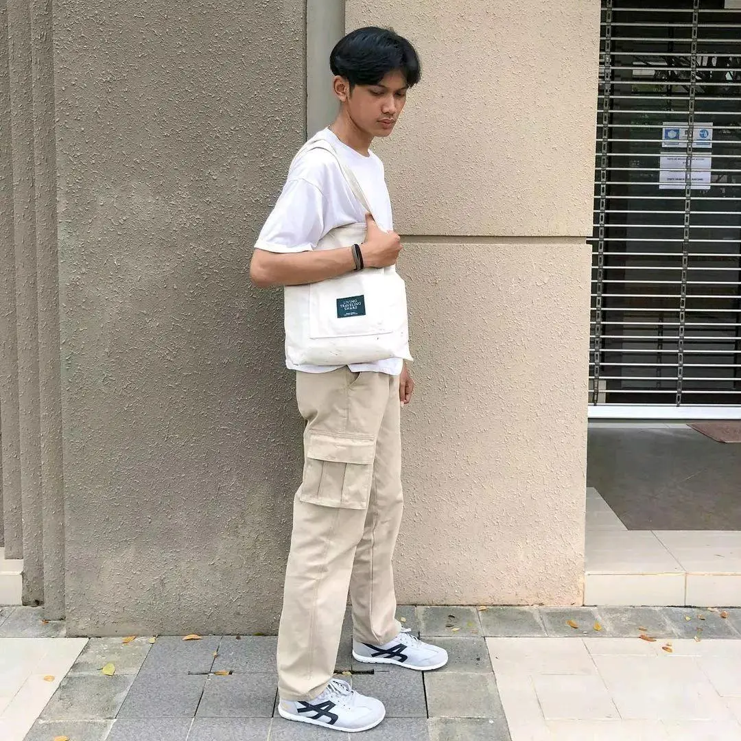 Celana Cargo Panjang Pria Premium