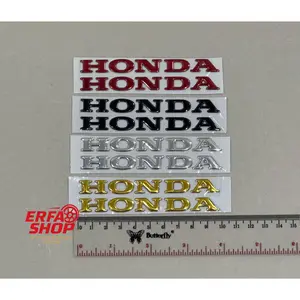 Stiker Logo Emblem HONDA 10cm Vario ADV Beat Timbul Lembut Seperti Ori untuk Sayap Vario harga 2pcs