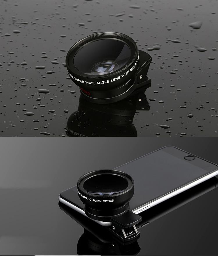 Product Introduction of 045X Wide Angle Macro Cell Phone External Lens Shooting Camera Clip Macro Camera God 2