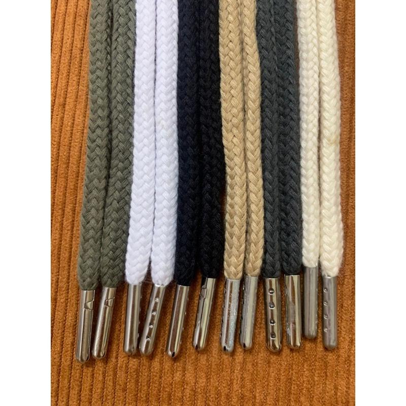 Dây luồn(rút)quần Dây tròn đầu kim loại, chất liệu Polyester từ 1,1m-1m6 may mặc , mũ áo,giày thể thao nhiều màu, hoodie 3